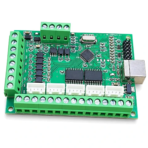Плата Mach3 USB на 5 осей BL-USBMach з виходами 0-10 В і PWM